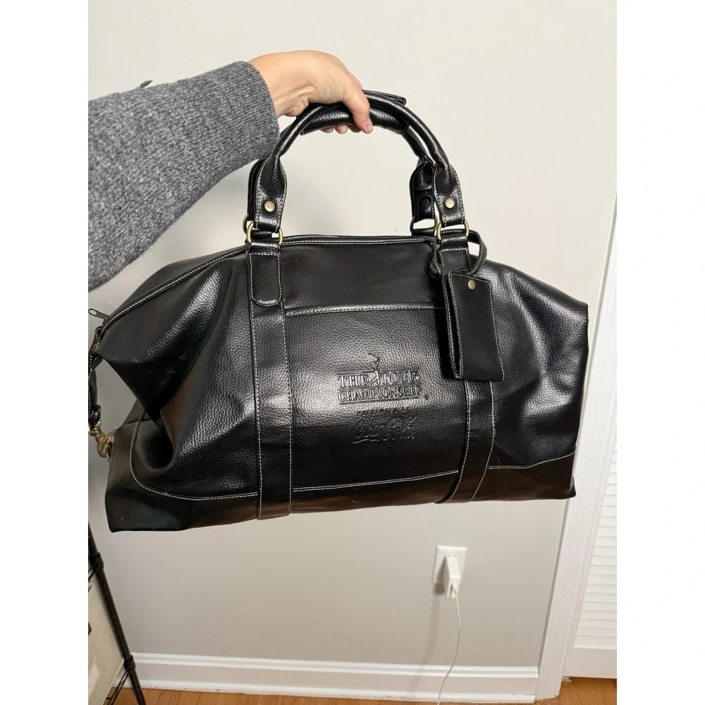Barrington Leather Duffle Tour Championship By Coca-Cola Black Golf Travel
